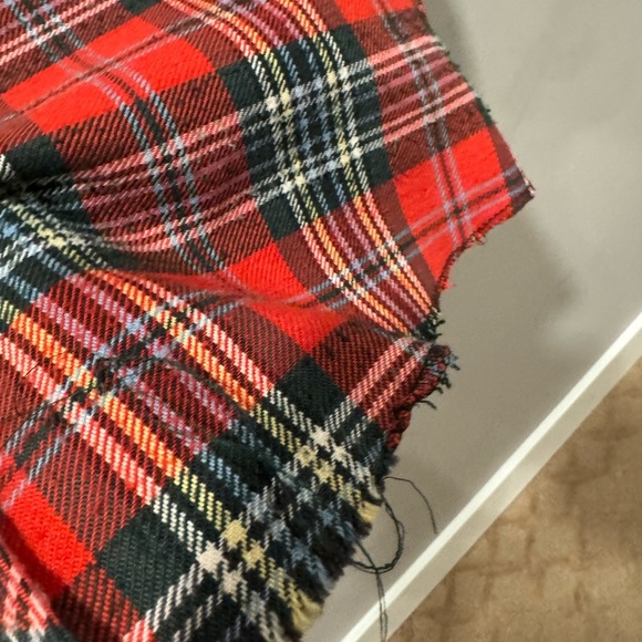 Vintage Wrangler Button Up Shirt Red Plaid Flannel Pearl Snap - Picture 8 of 10